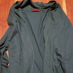 Woman's Dark Grewn Cardigan